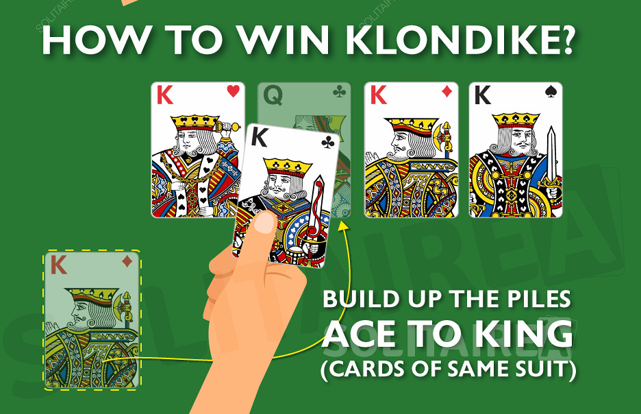 Como ganhar o jogo Klondike Solitaire - Ace to King