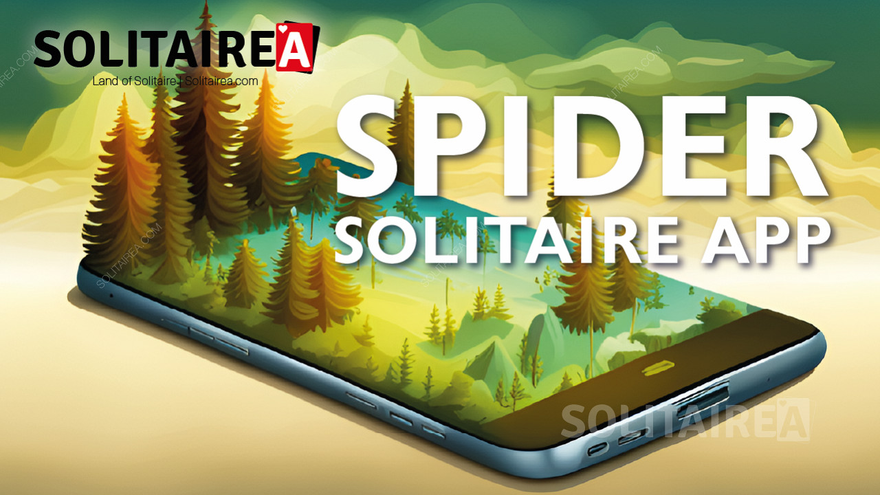 Jogue e ganhe o Spider Solitaire com a aplicação Spider Solitaire